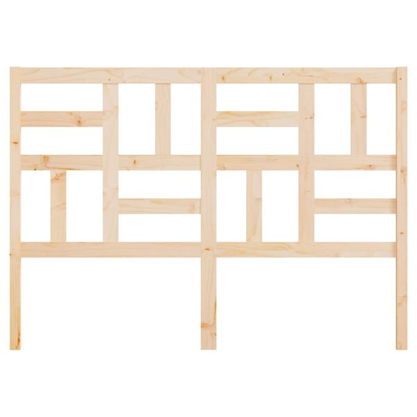 vidaXL Cabeceira de cama 156x4x104 cm pinho maci&ccedil;o