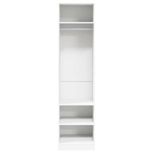 vidaXL Roupeiro 50x50x200 cm contraplacado branco