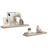 vidaXL Prateleiras parede suspensas 2 pcs 90x23,5x3,8cm MDF carvalho