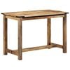 vidaXL Mesa de jantar 110x55x75 cm madeira de mangueira maci&ccedil;a