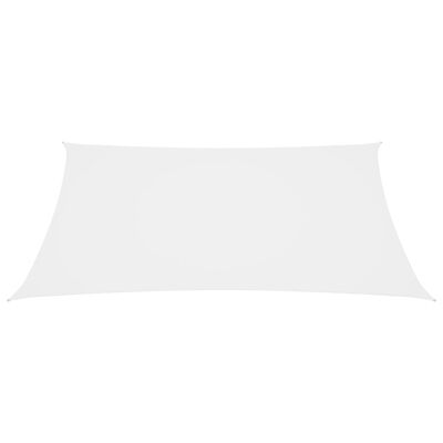 vidaXL Para-sol estilo velo tecido oxford retangular 6x7 m branco