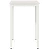 vidaXL Mesa de bar Branco 110 x 55 x 105 cm Madeira de Pinheiro S&oacute;lida