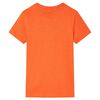 T-shirt de crian&ccedil;a laranja-escuro 116