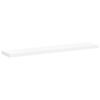 vidaXL Prateleiras de parede suspensas 4 pcs 120x23,5x3,8cm MDF branco