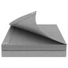 vidaXL Lona com Olhais Cinzento-claro 6 x 10 m 180 gsm PE
