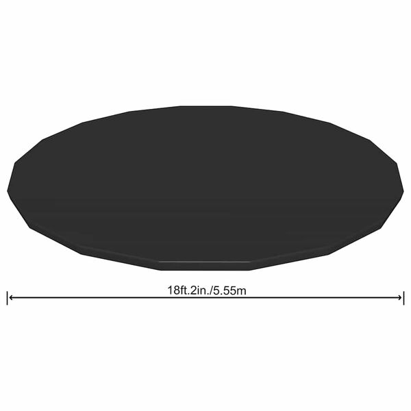 Bestway Flowclear Cobertura de piscina Fast Set 555 cm