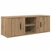 vidaXL Gabinete para TV 100 x 31,5 x 35 cm Carvalho Artesanal