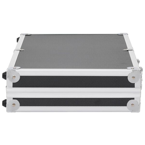 vidaXL Estojo para arma alumínio ABS preto