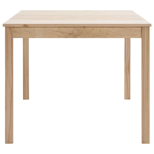 vidaXL 9 pcs conjunto de jantar em madeira de pinho