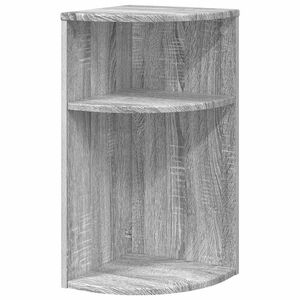 vidaXL Mesa de apoio Cinza Sonoma 29,6 x 29,6 x 60 cm