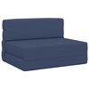vidaXL Sof&aacute; Cama Dobr&aacute;vel Azul 70 x 72 x 60 cm Tecido