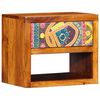 vidaXL Arm&aacute;rio de Cabeceira com gaveta Castanho 40 x 35 x 35 cm