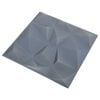 vidaXL Pain&eacute;is de parede 48 pcs Cinza Diamante 50 x 50 cm Espuma XPS