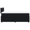 vidaXL Cama boxspring com colch&atilde;o 120x200 cm veludo preto
