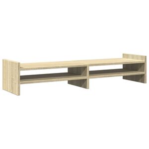 vidaXL Suporte para monitor derivados de madeira carvalho sonoma