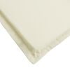 vidaXL Almofad&atilde;o p/ espregui&ccedil;adeira 200x70x3 cm tecido oxford creme