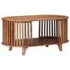 vidaXL Mesa de Caf&eacute; Feita &agrave; M&atilde;o Marrom Teak 85 x 50 x 40 cm