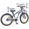 vidaXL Bicicleta Infantil 18 Polegadas para 5-7 anos Cinza Escuro
