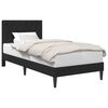 vidaXL Estrutura da Cama com cabeceira Preto 90 x 200 cm Veludo