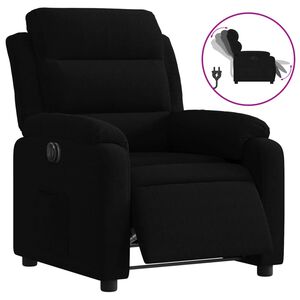 vidaXL Poltrona de massagens reclin&aacute;vel veludo preto
