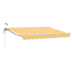 vidaXL Toldo Retr&aacute;til El&eacute;trico Areia 4,5 &times; 3,5 m