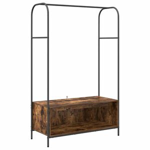 vidaXL Suporte para Roupas Carvalho Marrom 100 x 44 x 160 cm