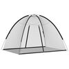 vidaXL Rede mosquiteira com portas malha 220 200x150x140 cm preto