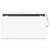 vidaXL Mesa de cabeceira de parede com luzes LED branco