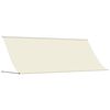 vidaXL Toldo retr&aacute;til 350x150 cm tecido e a&ccedil;o cor creme