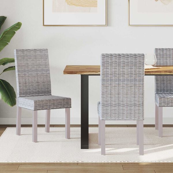 vidaXL Cadeira de jantar 2 pcs Branco lavado 45 x 54 x 93 cm