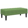 vidaXL banco Verde claro 113 x 57 x 39 cm Veludo
