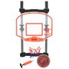 vidaXL Conjunto de basquetebol crian&ccedil;a ajust&aacute;vel p/ colocar numa porta
