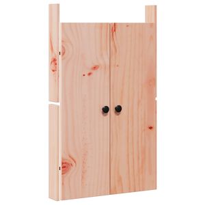 vidaXL Porta de Cozinha MEPPEL Castanho 50 x 9 x 82 cm douglas maci&ccedil;o