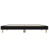 vidaXL Estrutura de cama 140x190 cm derivados de madeira preto