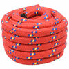 vidaXL Corda de Barco 25 m 4 Vermelho PP
