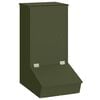 vidaXL Comedouro para Porcos Verde Oliva 55 x 38 x 76 cm