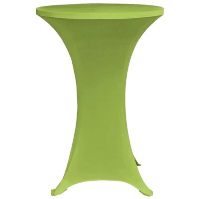 vidaXL Capa extensível para mesa 2 pcs 60 cm verde