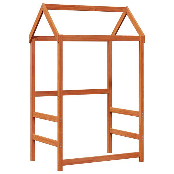 vidaXL Conjunto de Cama Day 3 pcs Marrom Cera