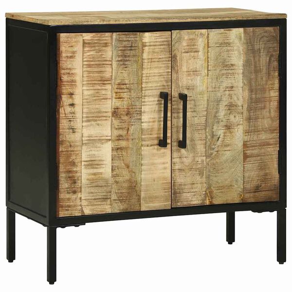 vidaXL Buffet Castanho 70 x 35 x 70 cm Madeira de mangueira maciça
