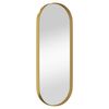 vidaXL Espelho de parede 15x40 cm oval dourado