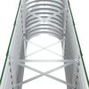 vidaXL Canteiro elevado jardim 332x40x68 cm aço revestido a pó verde