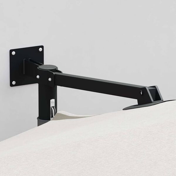 vidaXL Guarda-sol de Jardim Bege e Preto 248 x 248 x 148 cm