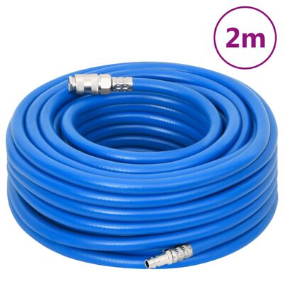 vidaXL Mangueira de ar 0,6" 2 m PVC azul