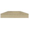 vidaXL Prateleiras 4 pcs 40x10x1,5cm derivados madeira carvalho sonoma