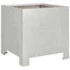 vidaXL Vaso/floreira de jardim 30x30x30 cm aço inoxidável