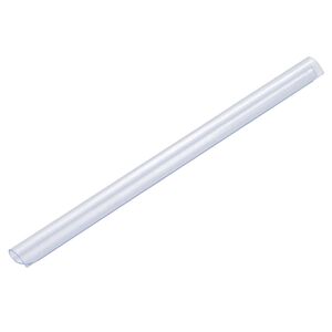 vidaXL 100 pcs clipes para faixas de veda&ccedil;&atilde;o PVC transparente