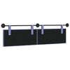 vidaXL Cabeceira Suspensa Azul Jeans 170 x 55 x 7 cm tecido