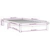 vidaXL Estrutura de cama 100x200 cm pinho maci&ccedil;o cinzento