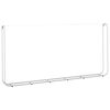 vidaXL Suporte para lenha 300x25x150 cm a&ccedil;o galvanizado