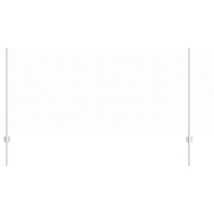 vidaXL Cerca Hexagonal com Poste 10 x 1 m A&ccedil;o Galvanizado Prateado